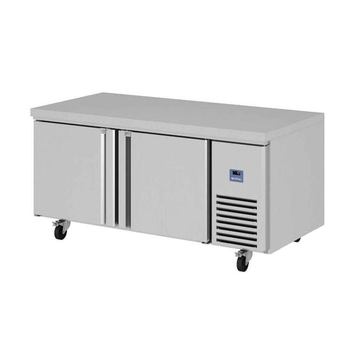 Infrico IUC-MR67BT 67 3/8" Worktop Freezer w/ (2) Sections & (2) Doors, 115v-cityfoodequipment.com