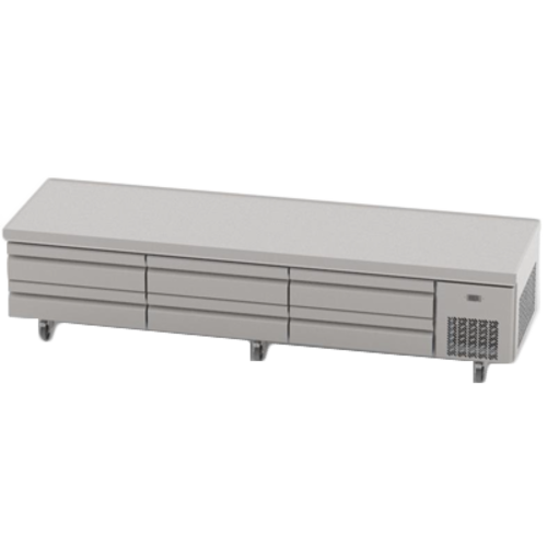 Infrico IUC-MSG110 110 5/8" Chef Base w/ (6) Drawers - 115v-cityfoodequipment.com