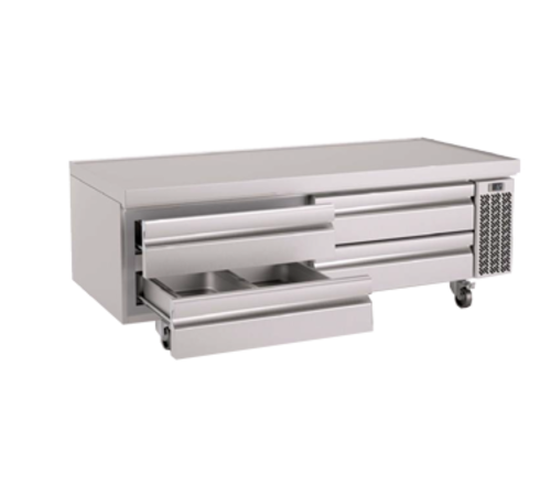 Infrico IUC-MSG72 72 5/8" Chef Base w/ (4) Drawers - 115v-cityfoodequipment.com