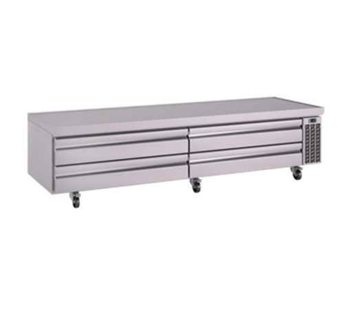 Infrico IUC-MSG96 97" Chef Base w/ (4) Drawers - 115v-cityfoodequipment.com