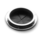 InSinkErator #6 COLLAR TROUGH Collar Adapter for Stainless Troughs, 6 5/8" Opening, #6-cityfoodequipment.com