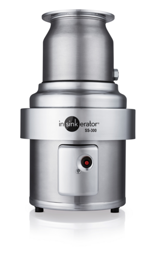 InSinkErator SS-300-7-MS Complete Disposer Package, 3 HP, #7 Adaptor, 208V/3PH-cityfoodequipment.com