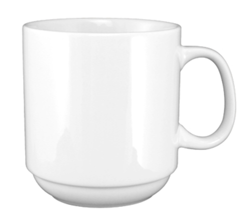 ITI 11 oz Torino™ Mug - Porcelain, European White (9696W)-cityfoodequipment.com