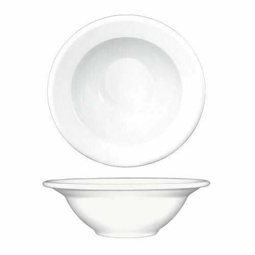 ITI 11 oz Round Bristol™ Grapefruit Bowl - Porcelain, Bright White (BL-10)-cityfoodequipment.com