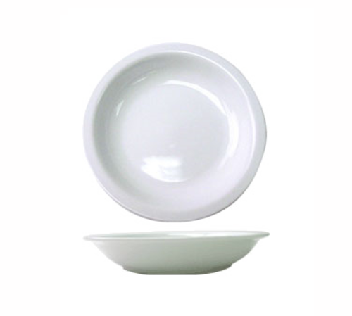 ITI 112 oz Round Bristol™ Serving Bowl - Porcelain, Bright White (BL-105)-cityfoodequipment.com