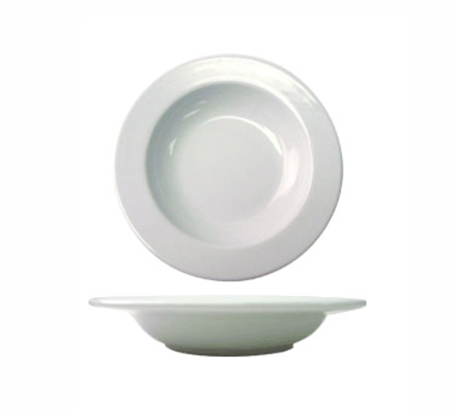 ITI 38 oz Round Bristol™ Pasta Bowl - Porcelain, Bright White (BL-115)-cityfoodequipment.com
