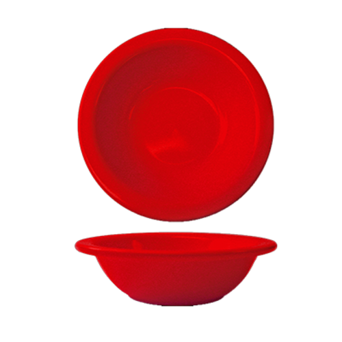 ITI 13 oz Round Cancun™ Grapefruit Bowl - Ceramic, Crimson Red (CA-10-CR)-cityfoodequipment.com