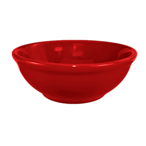 ITI 13 oz Round Cancun™ Oatmeal/Nappie Bowl - Ceramic, Crimson Red (CA-15-CR)-cityfoodequipment.com