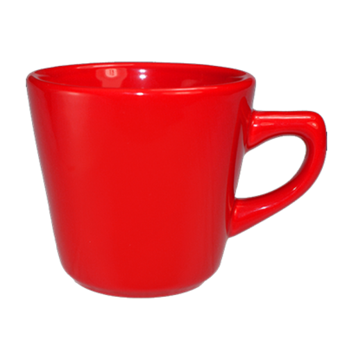 ITI 7 oz Cancun™ Cup - Ceramic, Crimson Red (CA-1-CR)-cityfoodequipment.com