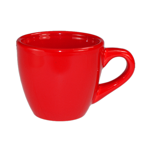 ITI 3 1/2 oz Cancun™ A.D. Cup - Ceramic, Crimson Red (CA-35-CR)-cityfoodequipment.com