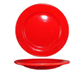 ITI 6 1/2" Round Cancun™ Plate - Ceramic, Crimson Red (CAN-6-CR)-cityfoodequipment.com