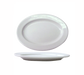 ITI 7 1/4" x 5 1/4" Oval Bristol™ Platter - Porcelain, Bright White (BL-33)-cityfoodequipment.com