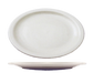 ITI 13 1/4" x 10" Oval Brighton™ Platter - Porcelain, European White (BR-14)-cityfoodequipment.com