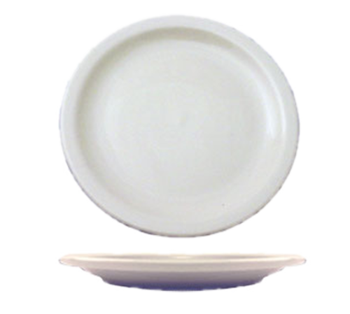 ITI 6 1/2" Round Brighton™ Plate - Porcelain, European White (BR-6)-cityfoodequipment.com