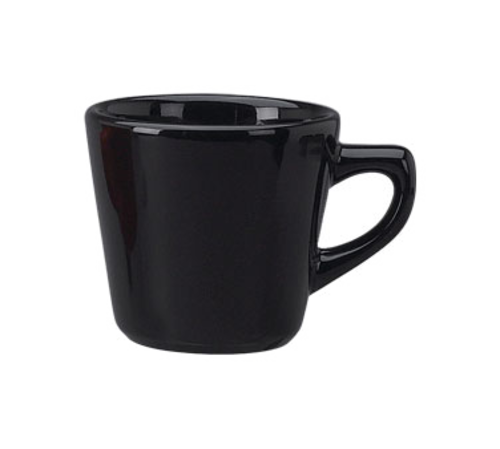 ITI 7 oz Cancun™ Cup - Ceramic, Black (CA-1-B)-cityfoodequipment.com
