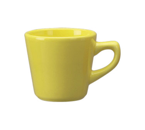 ITI 7 oz Cancun™ Cup - Ceramic, Yellow (CA-1-Y)-cityfoodequipment.com