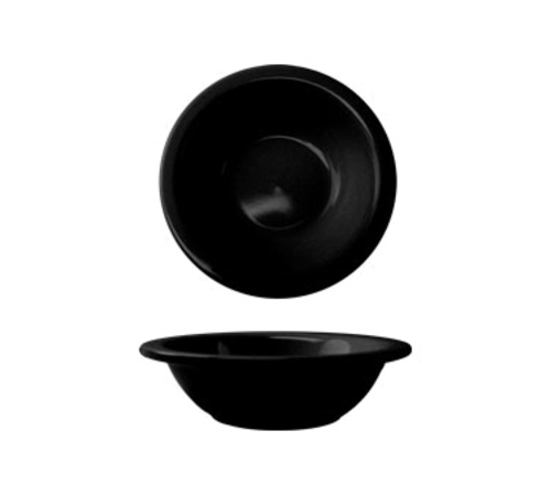 ITI 13 oz Round Cancun™ Grapefruit Bowl - Ceramic, Black (CA-10-B)-cityfoodequipment.com