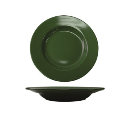 ITI 18 oz Round Cancun™ Pasta Bowl - Ceramic, Green (CA-120-G)-cityfoodequipment.com