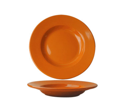 ITI 18 oz Round Cancun™ Pasta Bowl - Ceramic, Orange (CA-120-O)-cityfoodequipment.com