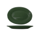 ITI 11 1/2" x 8 1/4" Oval Cancun™ Platter - Ceramic, Green (CA-13-G)-cityfoodequipment.com