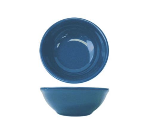 ITI 13 oz Round Cancun™ Oatmeal/Nappie Bowl - Ceramic, Light Blue (CA-15-LB)-cityfoodequipment.com