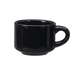 ITI 7 oz Cancun™ Cup - Ceramic, Black (CA-23-B)-cityfoodequipment.com