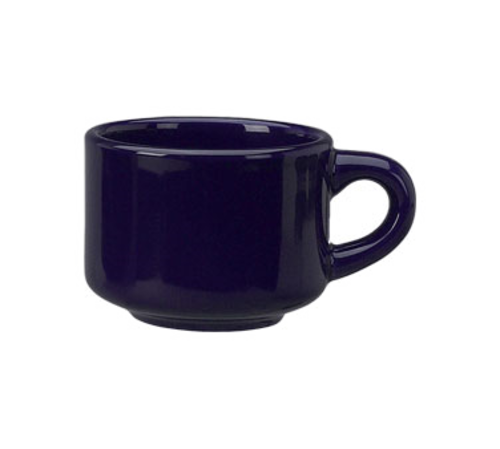 ITI 7 oz Cancun™ Cup - Ceramic, Cobalt Blue (CA-23-CB)-cityfoodequipment.com