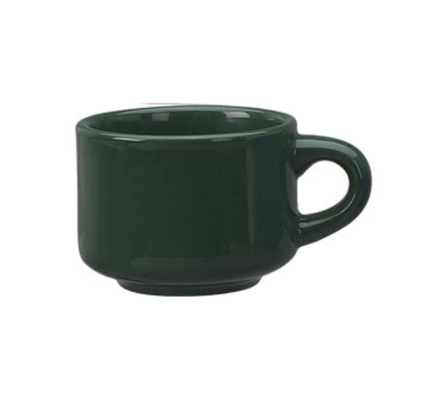 ITI 7 oz Cancun™ Cup - Ceramic, Green (CA-23-G)-cityfoodequipment.com