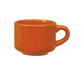 ITI 7 oz Cancun™ Cup - Ceramic, Orange (CA-23-O)-cityfoodequipment.com