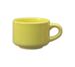 ITI 7 oz Cancun™ Cup - Ceramic, Yellow (CA-23-Y)-cityfoodequipment.com