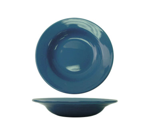 ITI 10 oz Round Cancun™ Soup Bowl - Ceramic, Light Blue (CA-3-LB)-cityfoodequipment.com