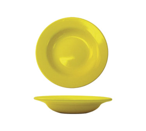 ITI 10 oz Round Cancun™ Soup Bowl - Ceramic, Yellow (CA-3-Y)-cityfoodequipment.com