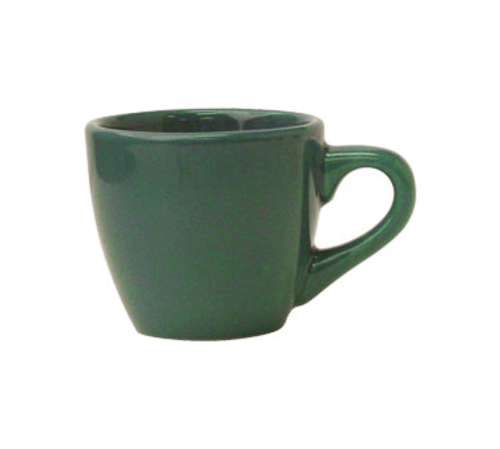 ITI 3 1/2 oz Cancun™ A.D. Cup - Ceramic, Green (CA-35-G)-cityfoodequipment.com