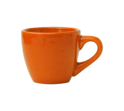 ITI 3 1/2 oz Cancun™ A.D. Cup - Ceramic, Orange (CA-35-O)-cityfoodequipment.com