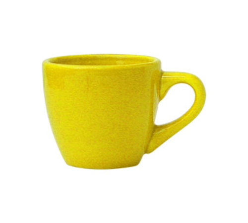 ITI 3 1/2 oz Cancun™ A.D. Cup - Ceramic, Yellow (CA-35-Y)-cityfoodequipment.com