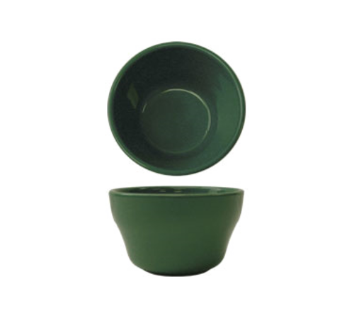 ITI 8 oz Round Cancun™ Bouillon Cup - Ceramic, Green (CA-4-G)-cityfoodequipment.com