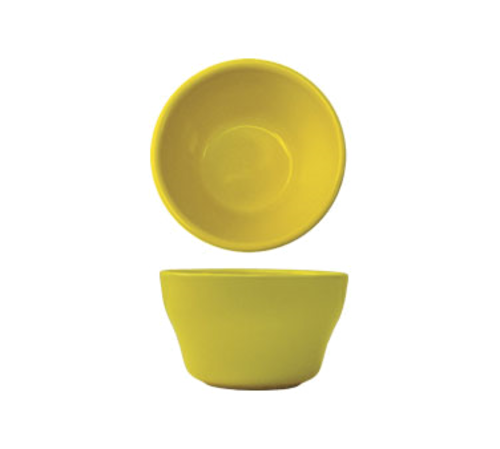 ITI 8 oz Round Cancun™ Bouillon Cup - Ceramic, Yellow (CA-4-Y)-cityfoodequipment.com