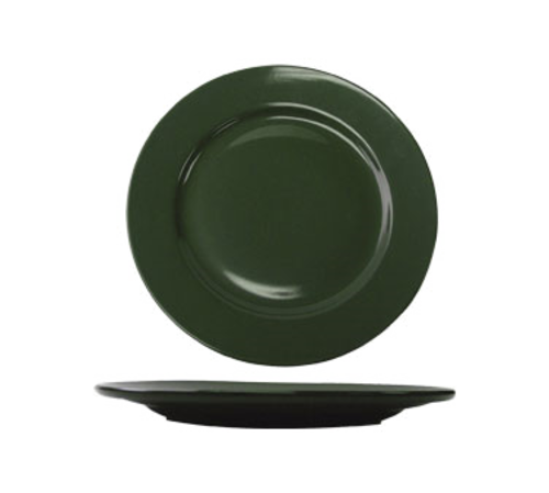 ITI 7 1/8" Round Cancun™ Plate - Ceramic, Green (CA-7-G)-cityfoodequipment.com