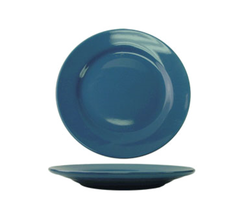 ITI 7 1/8" Round Cancun™ Plate - Ceramic, Light Blue (CA-7-LB)-cityfoodequipment.com