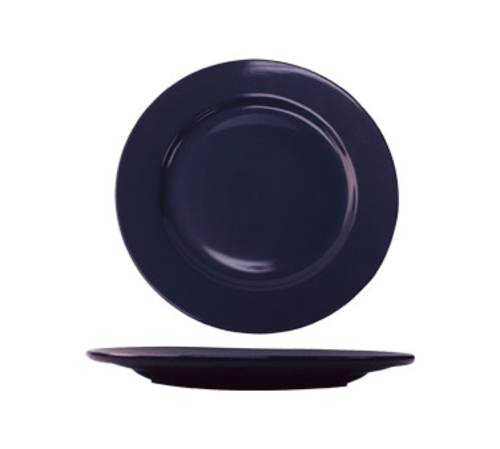 ITI 9 3/4" Round Cancun™ Plate - Ceramic, Cobalt Blue (CA-9-CB)-cityfoodequipment.com