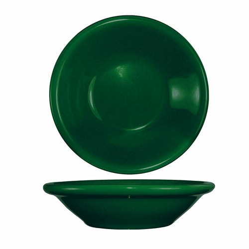 ITI 5 oz Round Cancun™ Fruit Bowl - Ceramic, Green (CAN-11-G)-cityfoodequipment.com