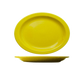 ITI 11 1/2" x 9 1/4" Oval Cancun™ Platter - Ceramic, Yellow (CAN-13-Y)-cityfoodequipment.com