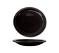 ITI 7 1/4" Round Cancun™ Plate - Ceramic, Black (CAN-7-B)-cityfoodequipment.com