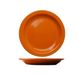ITI 7 1/4" Round Cancun™ Plate - Ceramic, Orange (CAN-7-O)-cityfoodequipment.com