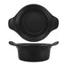 ITI 16 oz Round Casserole Dish - Ceramic, Black (CAS-6-B)-cityfoodequipment.com