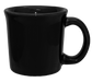 ITI 11 oz Cancun™ Delaware Mug - Ceramic, Black (CA-38-B)-cityfoodequipment.com