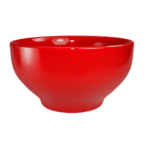 ITI 16 oz Round Cancun™ Bowl - Ceramic, Crimson Red (CA-43-CR)-cityfoodequipment.com