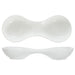 ITI 7-3/4" x 3" Rectangular Bristol™ Compartment Dish - Porcelain, Bright White (BL-800)-cityfoodequipment.com