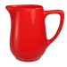 ITI 13 oz Cancun™ Creamer - Ceramic, Crimson Red (CA-60-CR)-cityfoodequipment.com