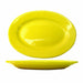 ITI 15 1/2" x 10 1/2" Oval Cancun™ Platter - Ceramic, Yellow (CA-51-Y)-cityfoodequipment.com